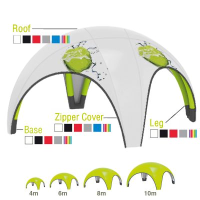 INFLAT X-Tent SPIDER Farbauswahl